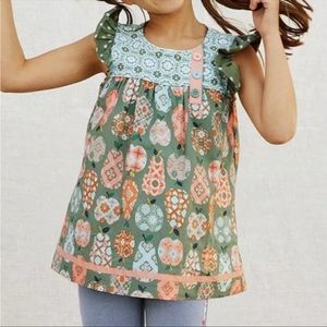 Matilda Jane Green and Pink Kids Blouse